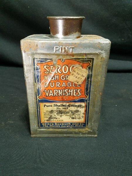 Sears Roebuck Varnish Can